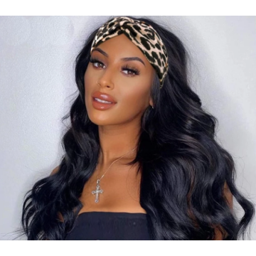 150% 180% Density Headband Wig Human Hair For Black Women With Headband Malaysian Bodywave Headband Human Hair Wigs